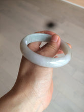 Load image into Gallery viewer, 58mm Certified Type A 100% Natural light green/purple Jadeite Jade bangle N108-2822