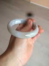 Load image into Gallery viewer, 58mm Certified Type A 100% Natural light green/purple Jadeite Jade bangle N108-2822