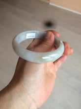 Load image into Gallery viewer, 58mm Certified Type A 100% Natural light green/purple Jadeite Jade bangle N108-2822
