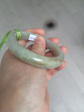 Load image into Gallery viewer, 54.7mm certified 100% natural type yellow/green jadeite jade bangle Z92-8520