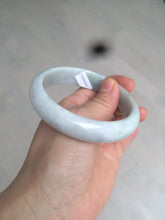 Load image into Gallery viewer, 58mm Certified Type A 100% Natural light green/purple Jadeite Jade bangle N108-2822