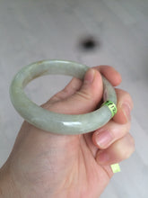 Load image into Gallery viewer, 54.7mm certified 100% natural type yellow/green jadeite jade bangle Z92-8520
