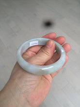 Load image into Gallery viewer, 58mm Certified Type A 100% Natural light green/purple Jadeite Jade bangle N108-2822