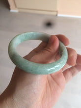 Load image into Gallery viewer, 56.4mm certified Type A 100% Natural sunny green Jadeite Jade bangle U126-2490