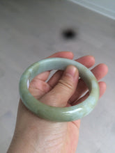 Load image into Gallery viewer, 58mm Certified Type A 100% Natural green/yellow Jadeite Jade bangle A78-4330