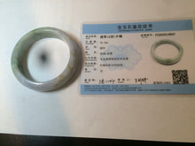 Load image into Gallery viewer, 57.6mm certified type A 100% Natural green yellow purple jadeite jade bangle K94-9897