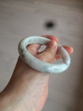 Load image into Gallery viewer, 59mm Certified Type A 100% Natural green black purple gray Jadeite Jade bangle C68-7535