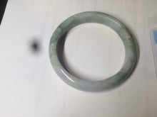 Load image into Gallery viewer, 58.5mm Certified Type A 100% Natural light green/purple jadeite jade bangle U128-9906