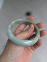 Load image into Gallery viewer, 58mm Certified Type A 100% Natural green/yellow Jadeite Jade bangle A78-4330