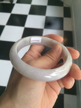 Load image into Gallery viewer, 58.8mm Certified type A 100% Natural light purple/white/orange Jadeite bangle G89-3054