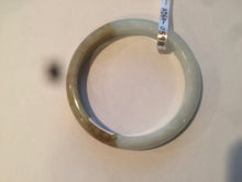 Load image into Gallery viewer, 58.5mm certificated Type A 100% Natural green/brown Jadeite Jade bangle AD60-0598