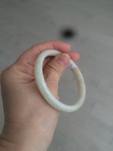 Load image into Gallery viewer, 55.5 mm Certified type A 100% Natural beige/yellow/white Jadeite bangle S43-7293