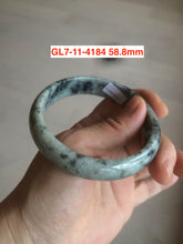 Load image into Gallery viewer, 54-62mm certified Type A 100% Natural light green white Jadeite Jade bangle GL7