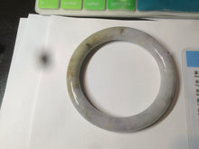 Load image into Gallery viewer, 59.2mm Certified Type A 100% Natural green/yellow/purple round cut Jadeite Jade bangle AT42-1631