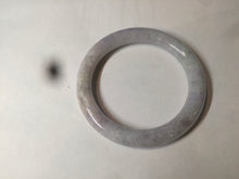 Load image into Gallery viewer, 55.7mm certified 100% natural green/white/purple/yellow(FU LU SHOU) round cut jadeite jade bangle U94-8994