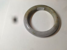 Load image into Gallery viewer, 55.7mm certified 100% natural green/brown/purple jadeite jade bangle AT44-1649