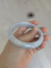 Load image into Gallery viewer, 58.8mm Certified type A 100% Natural light purple/white/orange Jadeite bangle G89-3054