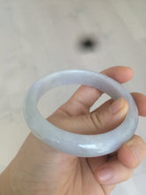 Load image into Gallery viewer, 58.8mm Certified type A 100% Natural light purple/white/orange Jadeite bangle G89-3054