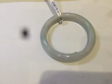 Load image into Gallery viewer, 53.5mm Certified 100% natural Type A green/white jadeite jade bangle F116-9053