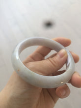 Load image into Gallery viewer, 58.8mm Certified type A 100% Natural light purple/white/orange Jadeite bangle G89-3054