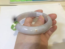 Load image into Gallery viewer, 58.8mm Certified type A 100% Natural light purple/white/orange Jadeite bangle G89-3054