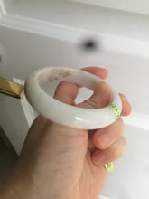 Load image into Gallery viewer, 56.5mm certificated Type A 100% Natural white/red/brown Jadeite Jade bangle AE28-5705