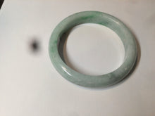 Load image into Gallery viewer, 56.6mm Certified Type A 100% Natural sunny green Jadeite Jade bangle U97-0543