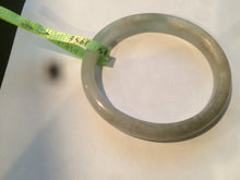 Load image into Gallery viewer, 50.5mm Certified Type A 100% Natural icy green brown oval Jadeite Jade bangle E55-3561