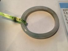 Load image into Gallery viewer, 50.5mm Certified Type A 100% Natural icy green brown oval Jadeite Jade bangle E55-3561