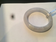 Load image into Gallery viewer, 53.4mm 100% natural certified light green/white/light purple jadeite jade bangle A72-0984