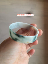 Load image into Gallery viewer, 50-51mm certified Type A 100% Natural green/white/yellow oily painting thin/super thin Jadeite Jade bangle Group AK37