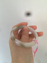 Load image into Gallery viewer, 53.5mm 100% natural Type A green/brown/purple jadeite jade bangle B33