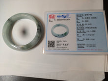 Load image into Gallery viewer, 55.6mm Certified type A 100% Natural green Jadeite bangle AD83-3514