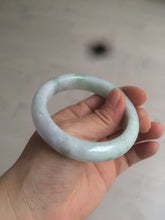 Load image into Gallery viewer, 53.5mm certified 100% natural Type A green purple jadeite jade bangle AQ15-1709