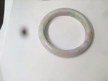 Load image into Gallery viewer, 59mm certified 100% natural green/purple/yellow jadeite jade bangle AD88-7516