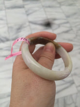 Load image into Gallery viewer, 50.4mm 100% natural Type A green/yellow/purple/pink (福禄寿) jadeite jade bangle B52-1