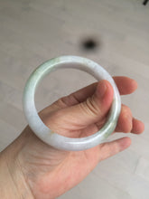 Load image into Gallery viewer, 56.5mm certified 100% natural type A green/white/light purple jadeite jade bangle AT50-7934