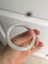 Load image into Gallery viewer, 56.5mm certified 100% natural type A green/white/light purple jadeite jade bangle AT50-7934