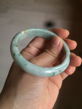Load image into Gallery viewer, 53.1mm Certified type A 100% Natural green/purple/yellow Jadeite Jade bangle AQ10-9161