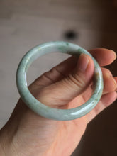 Load image into Gallery viewer, 53.1mm Certified type A 100% Natural green/purple/yellow Jadeite Jade bangle AQ10-9161