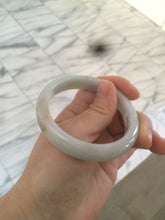 Load image into Gallery viewer, 53.7mm certificated Type A 100% Natural light blue/green/yellow/purple Jadeite Jade bangle AK34-7263