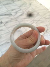 Load image into Gallery viewer, 53.7mm certificated Type A 100% Natural light blue/green/yellow/purple Jadeite Jade bangle AK34-7263