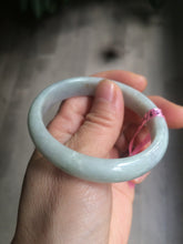 Load image into Gallery viewer, 51.5mm certified type A 100% Natural green/orange oval Jadeite Jade bangle W33-5428