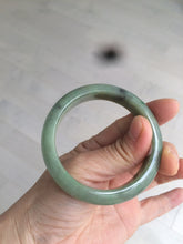 Load image into Gallery viewer, 52mm Certified 100% natural Type A dark green jadeite jade bangle AB63-0060
