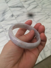 Load image into Gallery viewer, 54mm certified 100% natural Type A green/purple/yellow (Fu Lu Shou) jadeite jade bangle AH69-2634