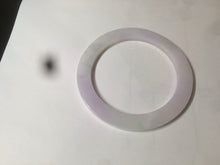 Load image into Gallery viewer, 51.5mm certified Type A 100% Natural sunny green/purple flat style Jadeite jade bangle N109