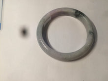 Load image into Gallery viewer, 54.5mm certified Type A 100% Natural green/purple/white jadeite jade bangle AB69-9790