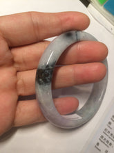 Load image into Gallery viewer, 54.5mm certified Type A 100% Natural green/purple/white jadeite jade bangle AB69-9790