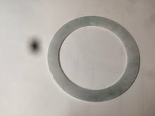 Load image into Gallery viewer, 57mm certified Type A 100% Natural sunny green/purple flat style Jadeite jade bangle N110