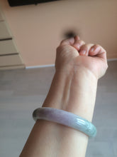 Load image into Gallery viewer, 54.5mm certified Type A 100% Natural green/purple/white jadeite jade bangle AB69-9790